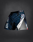 Short de MMA AeroMax™ "Warfare" Paris Edition - Bleu Marine