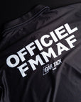 Polo DryMax™ Bar Tack x FMMAF "Officiel" - Noir