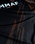 Rashguards Officiel Bar Tack x FMMAF "Drift" - Grade Marron