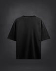 T-Shirt en coton boxe Bar Tack "Royal Boxing" - Noir