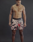 Short de MMA Bar Tack AeroMax™ «ONI 鬼» - Sable