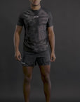 Short de MMA Bar Tack AeroLite™ «KUROGANE 黒鉄» - Noir