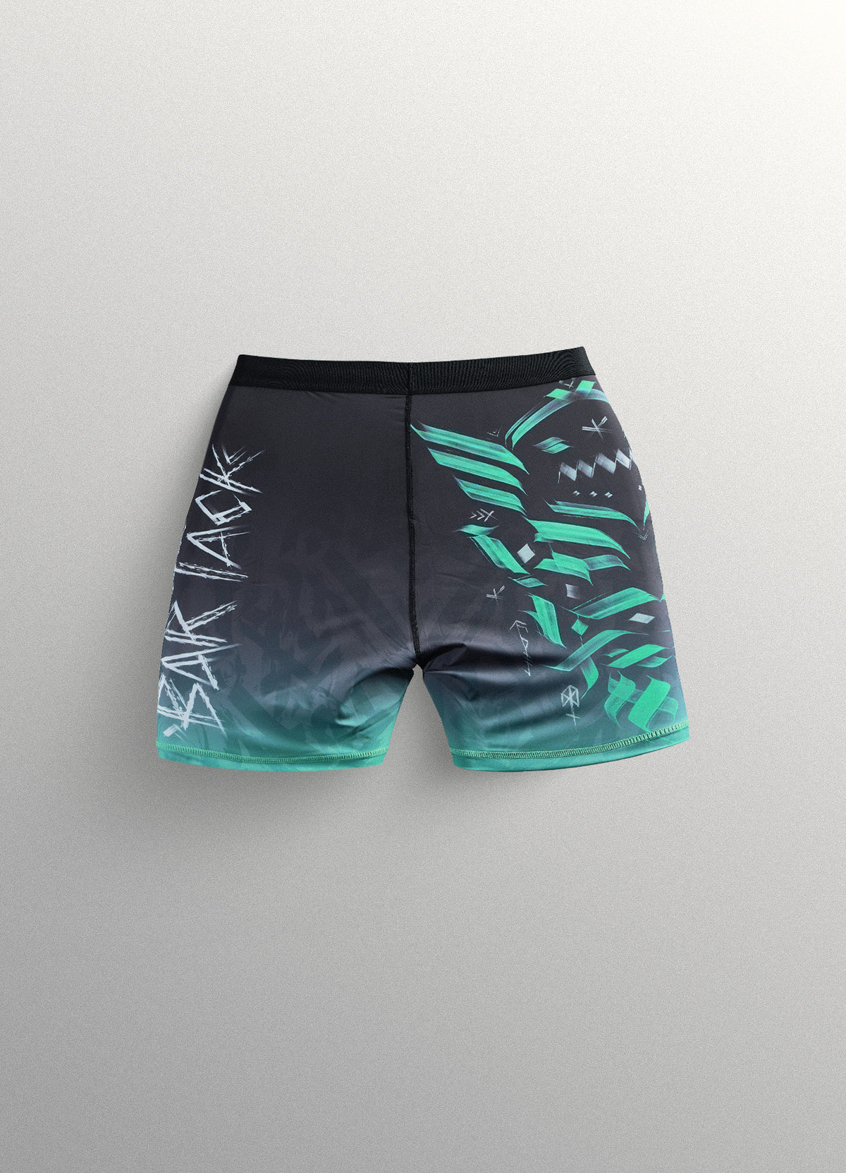 Short Vale Tudo "ODIN" - Gris/Cyan