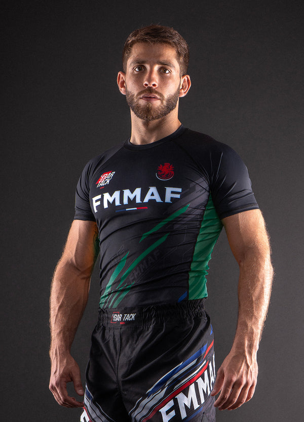 Rashguards Officiel Bar Tack x FMMAF "Drift" - Grade Vert