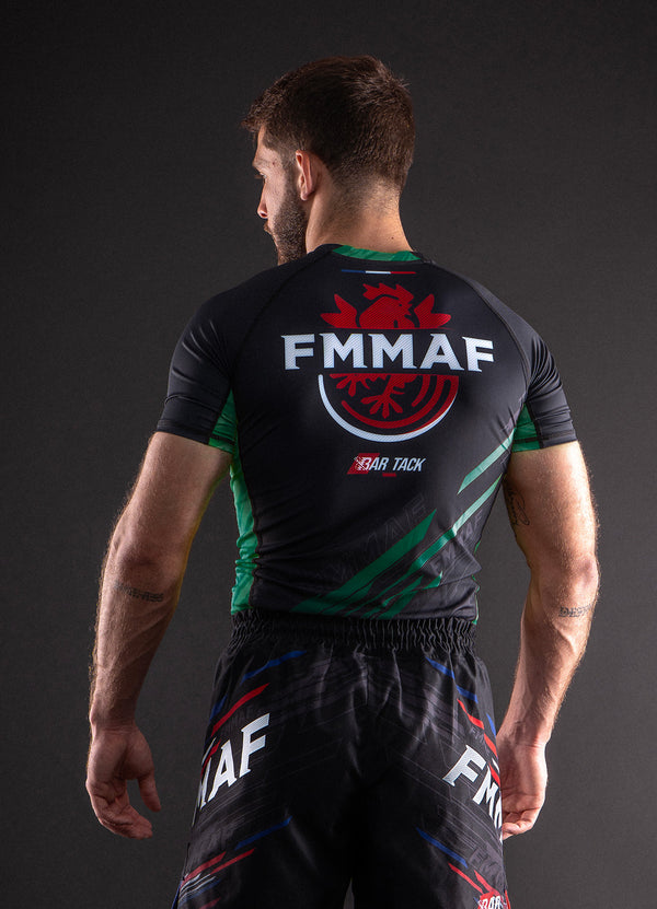 Rashguards Officiel Bar Tack x FMMAF "Drift" - Grade Vert