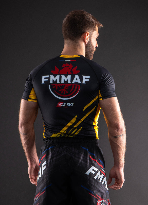 Rashguards Officiel Bar Tack x FMMAF "Drift" - Grade Jaune