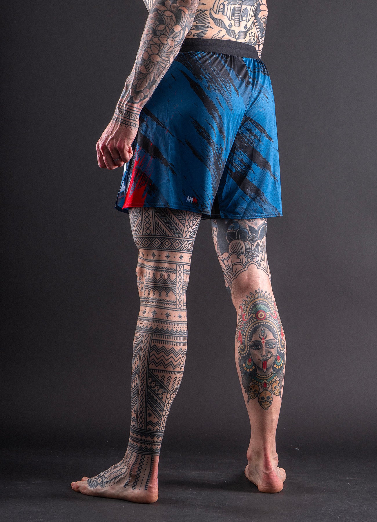 Short de MMA AeroMax™ &quot;Warfare&quot; Paris Edition - Bleu Marine