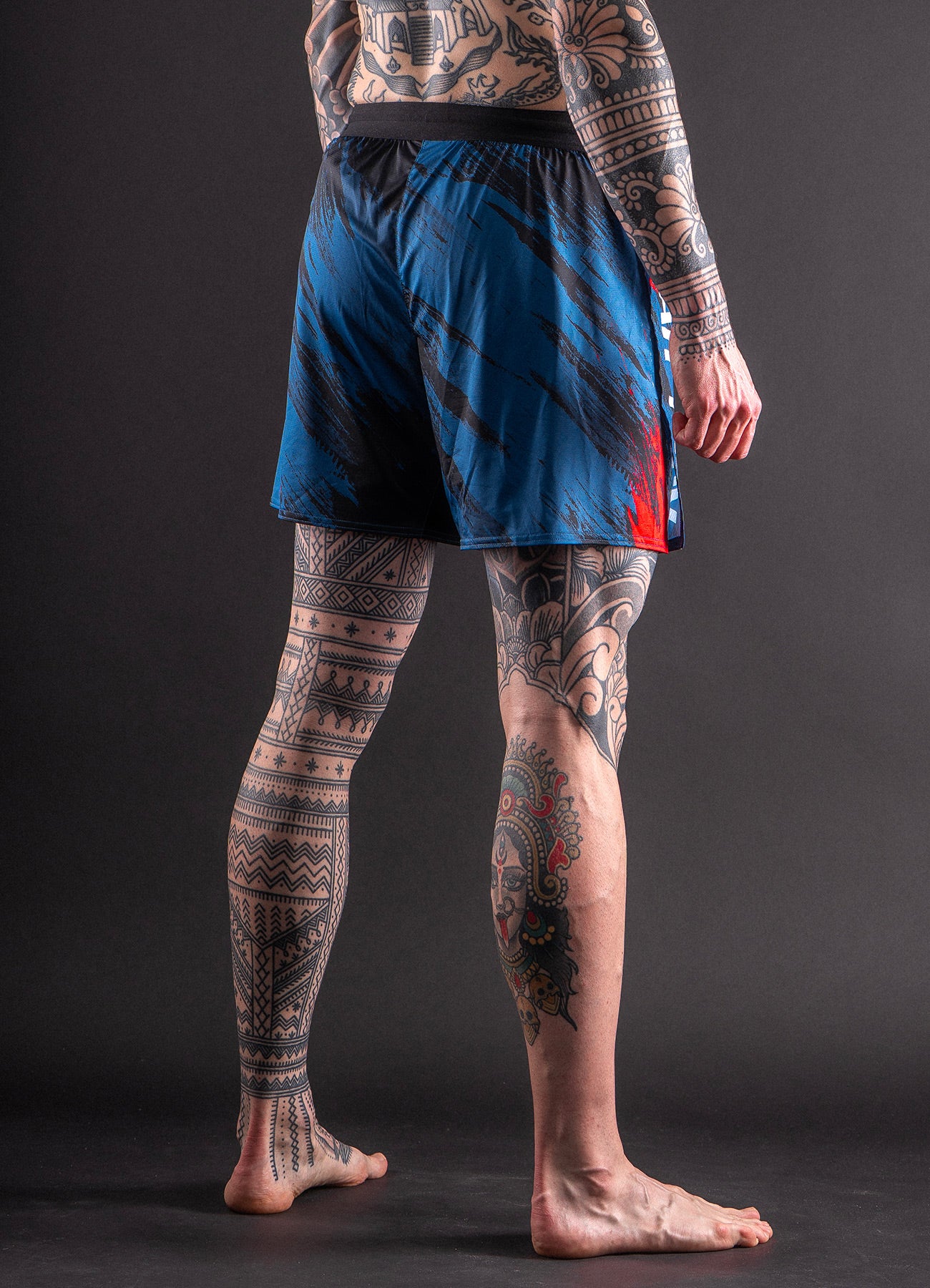 Short de MMA AeroMax™ &quot;Warfare&quot; Paris Edition - Bleu Marine