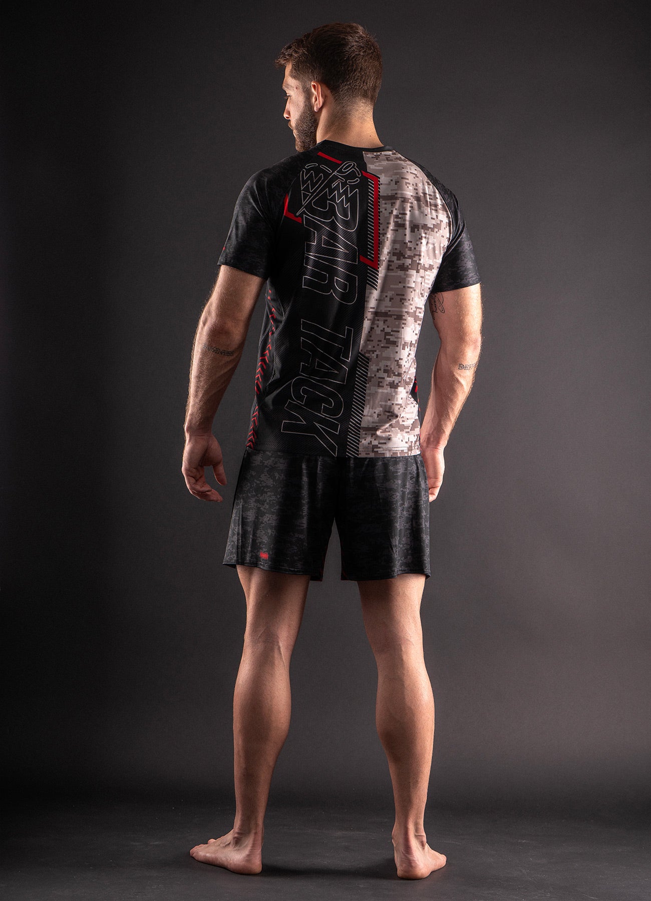 Short de MMA Bar Tack AeroMax™ &quot;DGT Storm&quot; - Sable