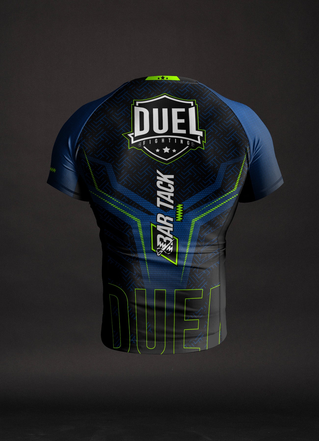 Rashguard Bar Tack x Duel Fighting - Bleu
