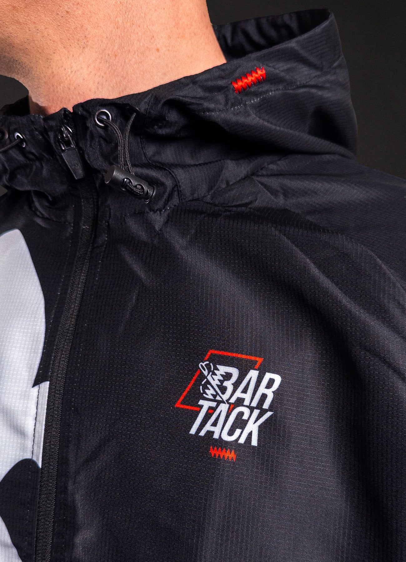 Bar Tack "Gravity" RipStop Track suit - Black/White