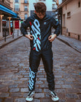 Bar Tack "Gravity" RipStop Track suit - Black/White