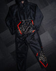 Bar Tack "Gravity" RipStop Track suit - Black/Gold