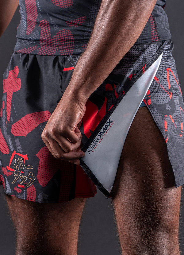 Short de MMA AeroMax™ "ONI 鬼" - Noir