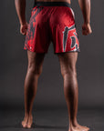 Short de MMA Bar Tack AeroMax™ «ONI 鬼» - Sable