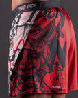 Short de MMA Bar Tack AeroMax™ «ONI 鬼» - Sable