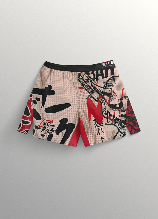 Short de MMA AeroMax™ «ONI 鬼» - Sable