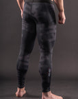 Spats de compression Bar Tack «KUROGANE 黒鉄» - Noir