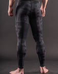 Spats de compression Bar Tack «KUROGANE 黒鉄» - Noir
