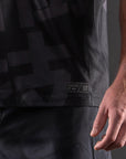 T-Shirt DryMax™ Manches Courtes Bar Tack "KUROGANE 黒鉄" - Noir