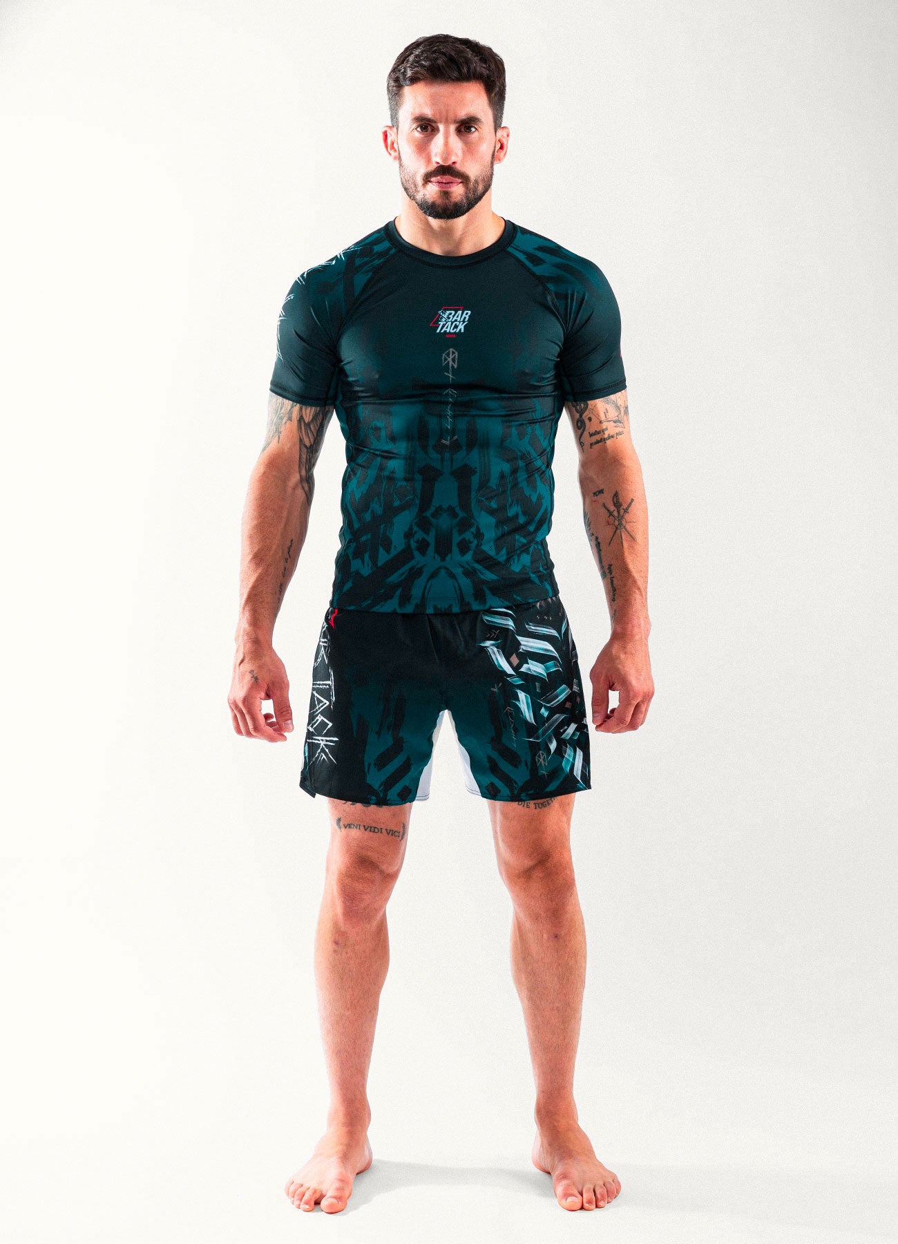 Rashguard Manches Courtes "ODIN" - Vert Forêt