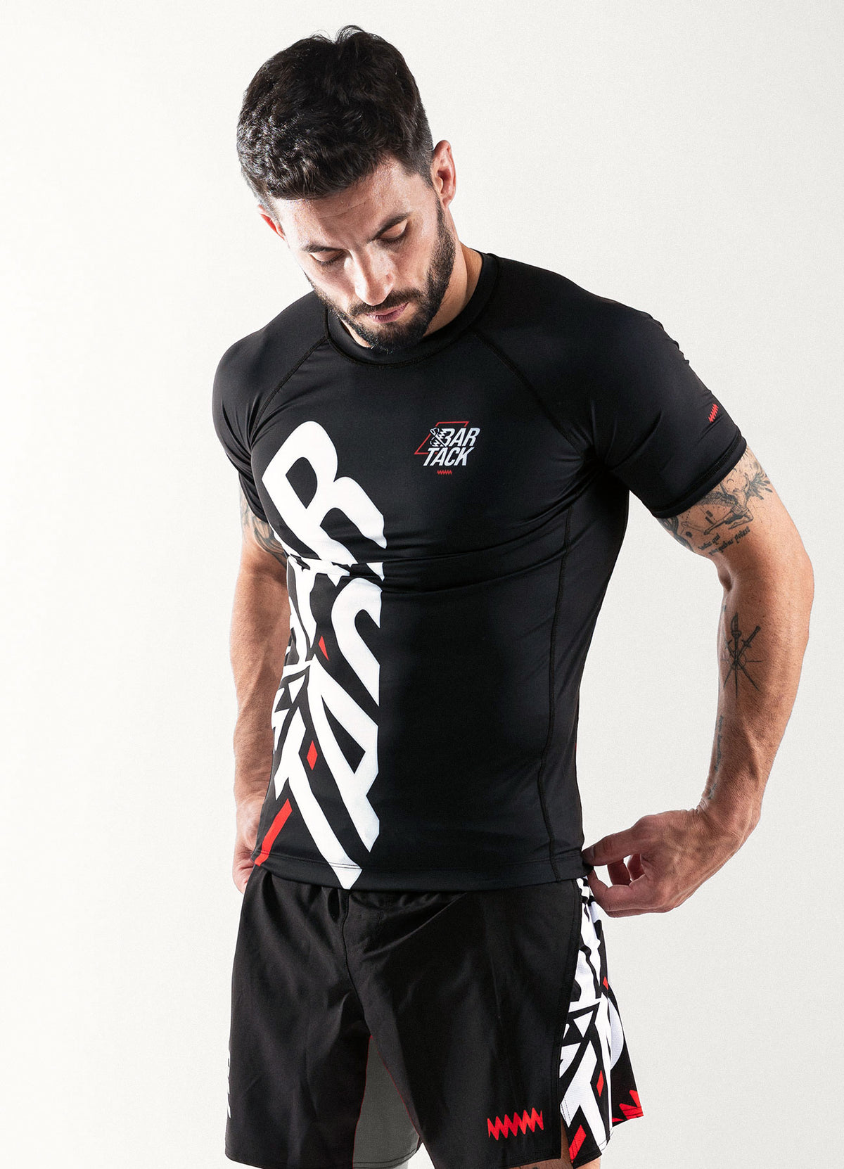 Rashguard Manches Courtes "Gravity" - Noir