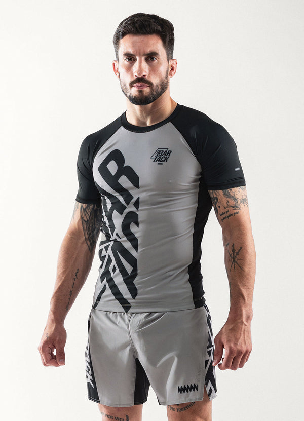 Rashguard Manches Courtes "Gravity" - Sable