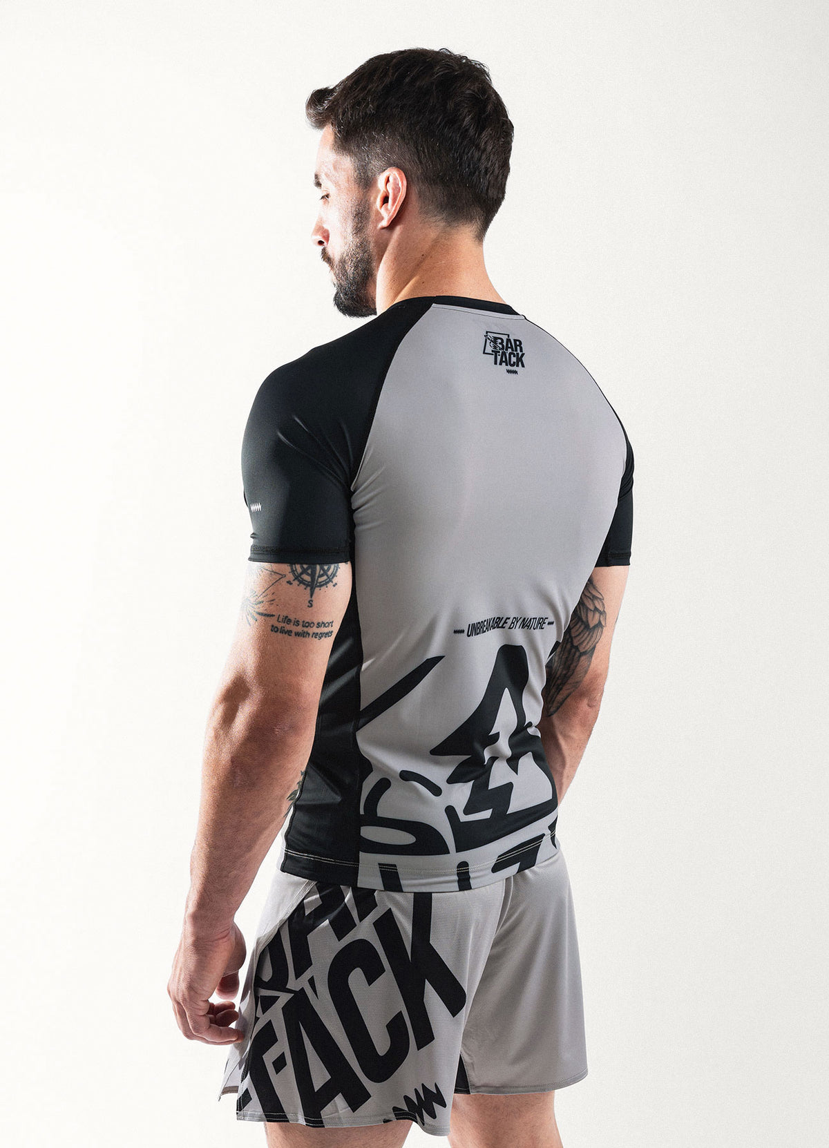 Rashguard Manches Courtes "Gravity" - Sable