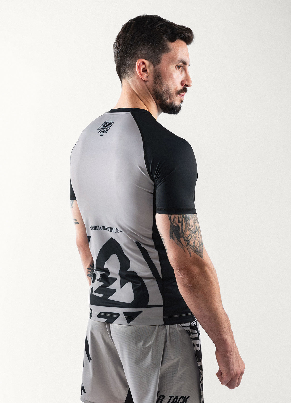 Rashguard Manches Courtes "Gravity" - Sable