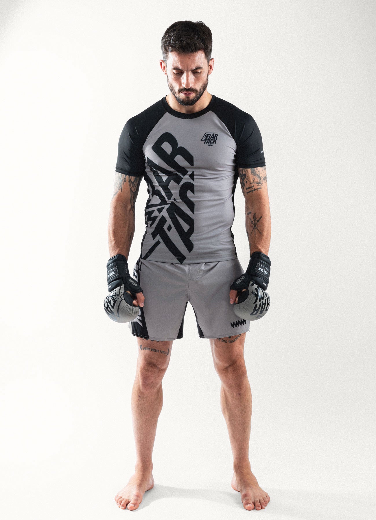 Rashguard Manches Courtes "Gravity" - Sable