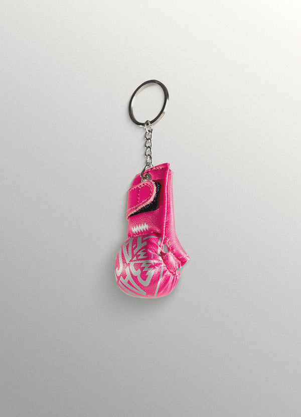 Porte-clés Gants MMA Sparring Bar Tack Nova™ "Gravity" - Rose/Argent