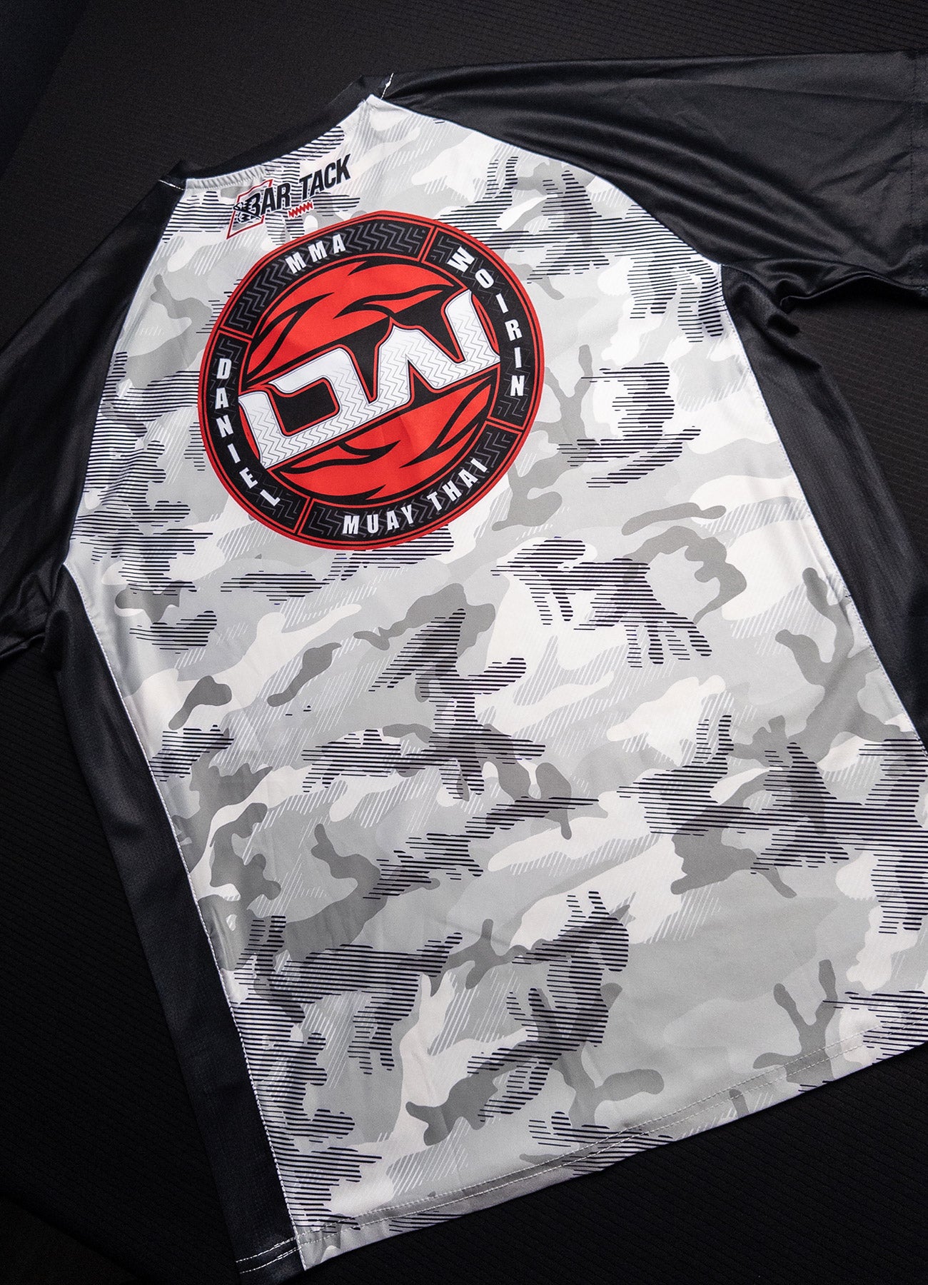 T-Shirt DryMax™ Bar Tack x Daniel Woirin &quot;Arctic Camo&quot; - Blanc/Noir